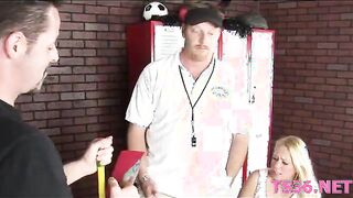 Schoolgirls playing dykes