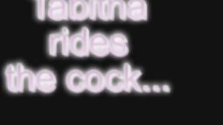 Amateur teen babe strokes cock