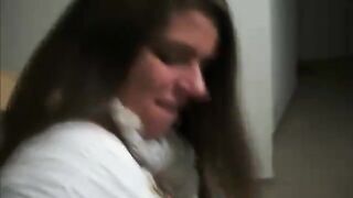 Babe bounces on hard cock for cash