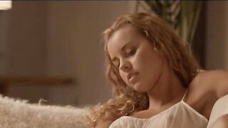 luxury blondie with realy big pink toy