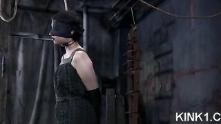 Hot Babe Shaved and Bound