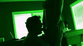 Spectacular muscled guys blowing cock