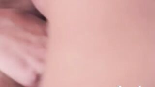 Sexy blonde bounces on a hard cock