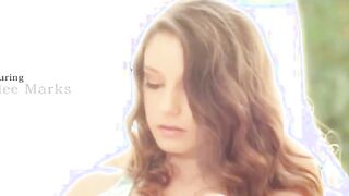 Killer woman rubbing the snatch on chair