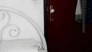 Horny Brunette Girl Vs. Throbbing Cock