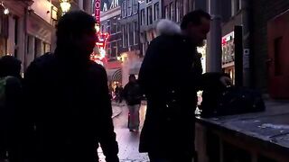 Real Amterdam hooker sucks dick