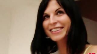 Helpless caught in the shower by two dominas is heat