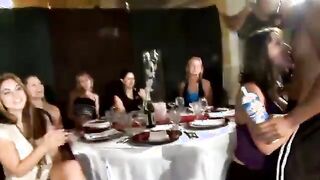 Amateur cfnm interracial slut gets a mouthful