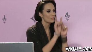 Mouth, pussy, ass fucked