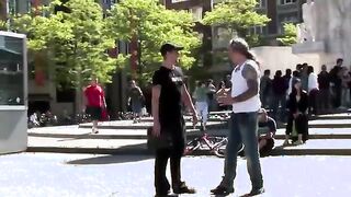 Sexy whore sucks cock after meeting her client