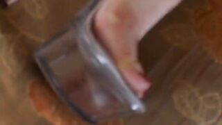 Aroused Brunette Babe Loves Cocksucking & Sex