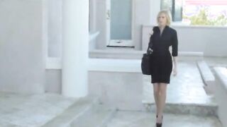 Blonde teenie dildoing in art movie