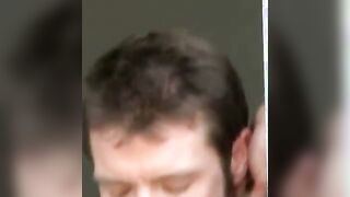 Sexy hunk gets his cock sucked deeply