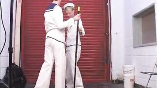 Twink sailors sucking cock