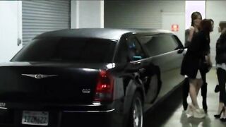 Fucking extreme sapphic sex in a car