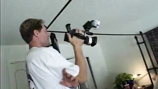 Check out this amazing blonde babe get her pussy stretched during her audition.