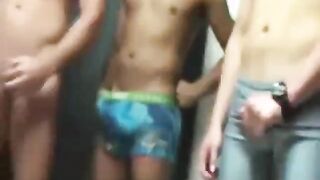 Naked twinks show off their teen cocks