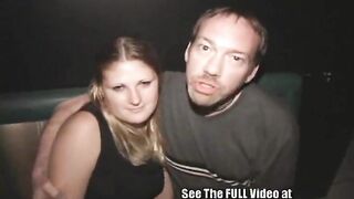 Blonde Teen Slut On A Leash Gets Cum Drenched In Tampa Porn Theater