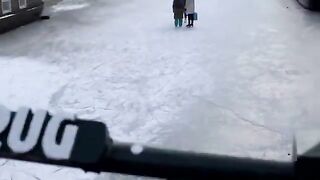 Tourist enjoys visiting Amsterdam hooker