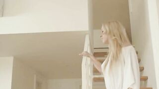 two sexy lesbians undress pussies