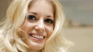 sweet blonde and pink dildo