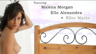 Three beautiful women in heels