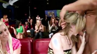 Blowjob party with multiple cfnm