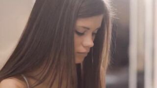 brunette have dildoing time