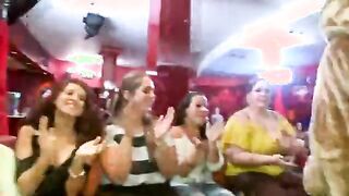 Partying cfnm real hotties go wild