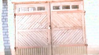 My girlfriend masturbating in the grass