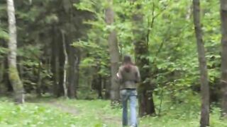 garden sucking dick in the forest