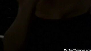 Big breasted amateur chick showing her sexy curves and gets fucked