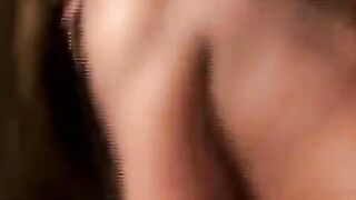 Hot ebony gf gets sneaky fuck in the bathroom