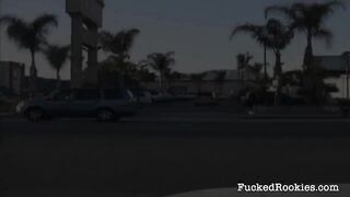 Big tit amateur girl gets fucked hard after she gives a nice blowjob