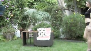 Brunette Fingers Outdoors 1