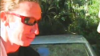 Enjoy 2 Beautiful Blonde Body-Builder Bitches That Take Turns In Sucking That Lucky Schlong