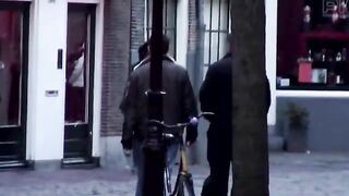 Dutch brunette hooker in lingerie