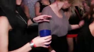 Party slut takes double penetration