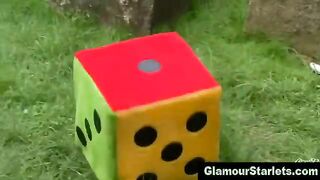 Check this horny glam european clothed bitch