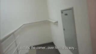 Red head sucks cock for a lot of money for a guy