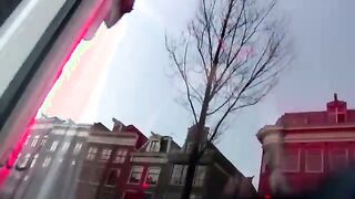 Bald tourist gets his dick out for this hot hooker