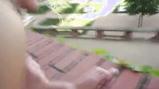 Sexy young blonde getting fucked for cash