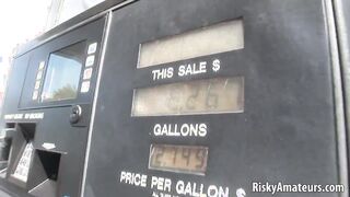 Delicious girl next door takes off her bikini and shows her sexy boobs on the beach