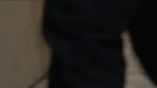 tight sexy brunette copulate on bed