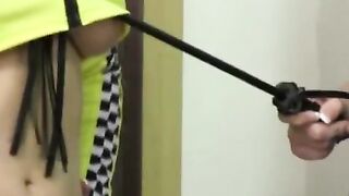 Hot teen queens her subject and wants cock