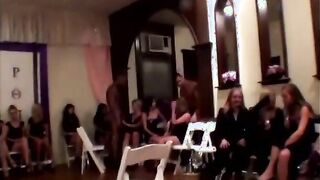 Dirty sluts cant get enough of the strippers hard cock