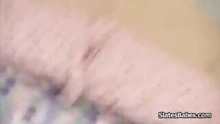 Super hot teen blows cock