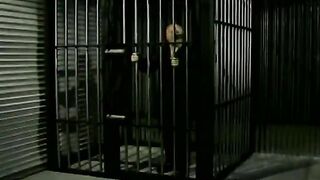 Hot brunette femdom in high heels giving a man a good fucking lesson