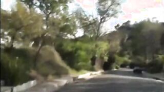 Guy checks for burglar but finds a redhead in her underwear