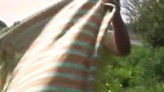 Picked up brunette handles two docks